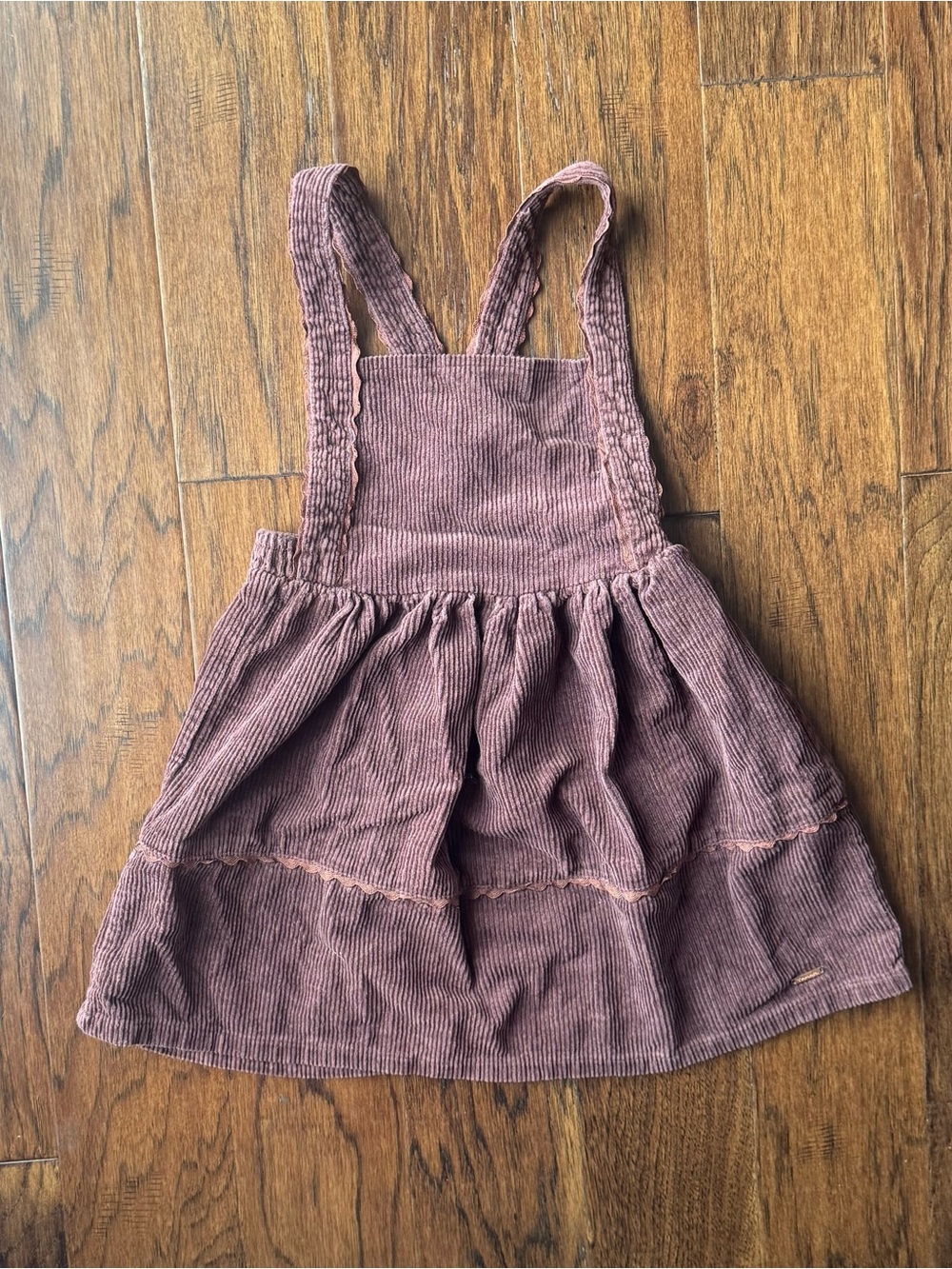 Tahari Corduroy Pinafore Dress 8